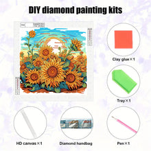 Load image into Gallery viewer, Diamond Painting - Partial Special Shaped - Blooming Sunflower (30*30CM)
