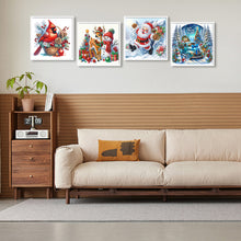 Load image into Gallery viewer, 4pcs Diamond Painting - Partial Special Shaped - Christmas (30*30CM)