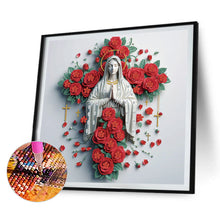 Load image into Gallery viewer, 4pcs Diamond Painting - Partial Special Shaped - Girl (40*40CM)