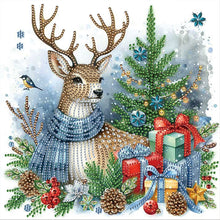 Load image into Gallery viewer, 4pcs Diamond Painting - Partial Special Shaped - Christmas (30*30CM)