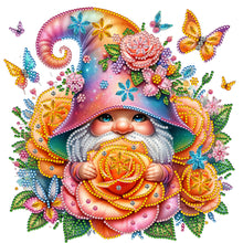 Load image into Gallery viewer, 4pcs Diamond Painting - Partial Special Shaped - Gnome (30*30CM)