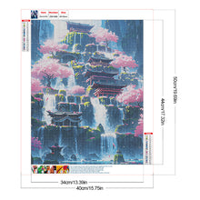 Load image into Gallery viewer, Diamond Painting - Full Round - Dream Waterfall City (40*50CM)