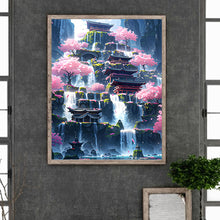 Load image into Gallery viewer, Diamond Painting - Full Round - Dream Waterfall City (40*50CM)