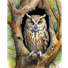 Load image into Gallery viewer, Diamond Painting - Full Round - Owl (40*40CM)