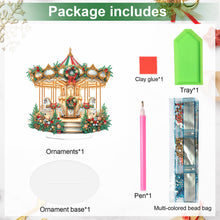 Load image into Gallery viewer, 2D Flat Print Xmas Carousel DIY Table Top Diamond Painting Ornament Kits