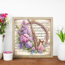 Load image into Gallery viewer, Diamond Painting - Partial Special Shaped - Saxophone And Warbler (30*30CM)