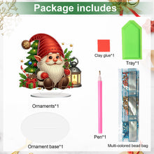 Load image into Gallery viewer, 2D Flat Christmas DIY Diamond Painting Tabletop Ornament Kit for Home Decoration