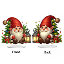 Load image into Gallery viewer, 2D Flat Christmas DIY Diamond Painting Tabletop Ornament Kit for Home Decoration