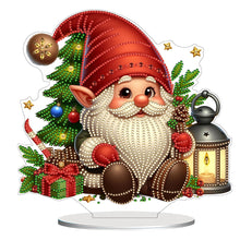 Load image into Gallery viewer, 2D Flat Christmas DIY Diamond Painting Tabletop Ornament Kit for Home Decoration