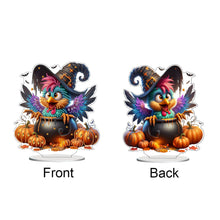 Load image into Gallery viewer, 2D Flat Pumpkin Bird DIY Diamond Painting Tabletop Ornament Kit for Home Decor