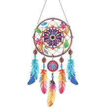 Load image into Gallery viewer, Dream Catcher 2D Flat DIY Special Shape Hanging Diamond Art Kits