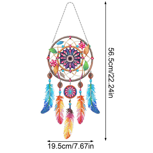 Dream Catcher 2D Flat DIY Special Shape Hanging Diamond Art Kits