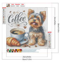 Load image into Gallery viewer, Diamond Painting - Full Round - Coffee Kitten (30*30CM)