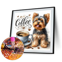 Load image into Gallery viewer, Diamond Painting - Full Round - Coffee Kitten (30*30CM)