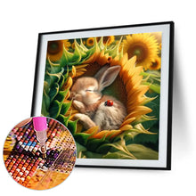 Load image into Gallery viewer, Diamond Painting - Full Round - Sunflower Bunny (40*40CM)
