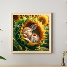 Load image into Gallery viewer, Diamond Painting - Full Round - Sunflower Bunny (40*40CM)