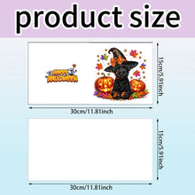 Load image into Gallery viewer, 6PCS DIY Diamond Art Greeting Cards Halloween Designs for Festival Gift (IHK062)