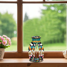 Load image into Gallery viewer, Flower Bird Diamond Painting Flower Vase Desktop Diamond Art Kits for Home Decor