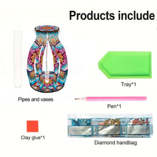 Load image into Gallery viewer, Flower Pattern Diamond Painting Flower Vase Desktop Diamond Art Kits for Home
