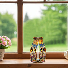 Load image into Gallery viewer, Owl Diamond Painting Flower Vase Desktop Diamond Art Kits for Home Decor