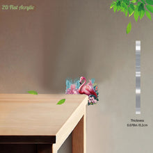Load image into Gallery viewer, Flamingo 2D Flat Diamond Painting Door Corner Sign DIY Door Frame Decoration