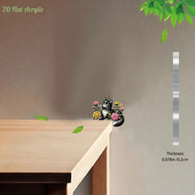 Load image into Gallery viewer, Black Cat 2D Flat Diamond Painting Door Corner Sign DIY Door Frame Decoration