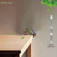 Load image into Gallery viewer, Peacock 2D Flat Diamond Painting Door Corner Sign DIY Door Frame Decoration