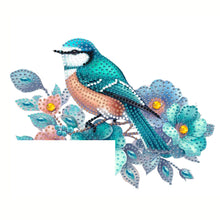 Load image into Gallery viewer, Blue Bird 2D Flat Diamond Painting Door Corner Sign DIY Door Frame Decoration