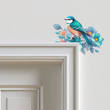 Load image into Gallery viewer, Blue Bird 2D Flat Diamond Painting Door Corner Sign DIY Door Frame Decoration