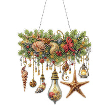 Load image into Gallery viewer, Xmas Ornaments 2D Flat DIY Diamond Art Pendant DIY Home Decor Hanging Charm