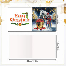 Load image into Gallery viewer, 6PCS DIY Diamond Art Greeting Cards Xmas Designs for Celebrations Gift (h039)