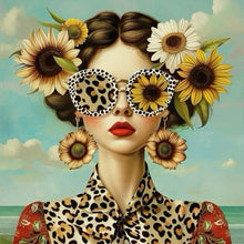 Load image into Gallery viewer, Diamond Painting - Full Square - Sunflower Girl (40*40CM)