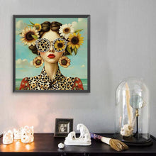 Load image into Gallery viewer, Diamond Painting - Full Square - Sunflower Girl (40*40CM)