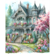 Load image into Gallery viewer, Diamond Painting - Full Round - Castle House (40*50CM)