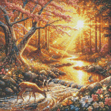 Load image into Gallery viewer, Diamond Painting - Full Round - Sunset Woods (40*40CM)