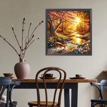 Load image into Gallery viewer, Diamond Painting - Full Round - Sunset Woods (40*40CM)