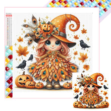 Load image into Gallery viewer, Diamond Painting - Full Square - Halloween Girl (30*30CM)