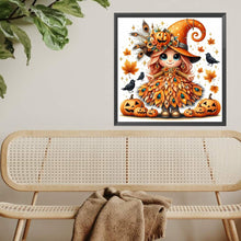 Load image into Gallery viewer, Diamond Painting - Full Square - Halloween Girl (30*30CM)