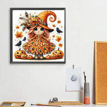 Load image into Gallery viewer, Diamond Painting - Full Square - Halloween Girl (30*30CM)