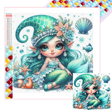 Load image into Gallery viewer, Diamond Painting - Full Square - Ocean Girl (30*30CM)