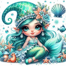 Load image into Gallery viewer, Diamond Painting - Full Square - Ocean Girl (30*30CM)