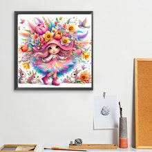 Load image into Gallery viewer, Diamond Painting - Full Square - Flower Girl (30*30CM)