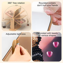Load image into Gallery viewer, DIY Dog Diamond Painting Kit Rotatable Mirror w Diamond Painting Jewelry Box