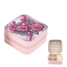 Load image into Gallery viewer, DIY Dog Diamond Painting Kit Rotatable Mirror w Diamond Painting Jewelry Box