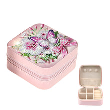 Load image into Gallery viewer, DIY Butterfly Diamond Painting Kit Rotatable Mirror w Diamond Art Jewelry Box