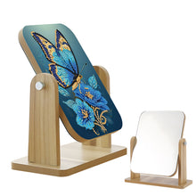 Load image into Gallery viewer, DIY Butterfly Diamond Painting Kit Rotatable Mirror w Diamond Art Jewelry Box