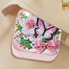 Load image into Gallery viewer, DIY Butterfly Diamond Painting Kit Rotatable Mirror w Diamond Art Jewelry Box