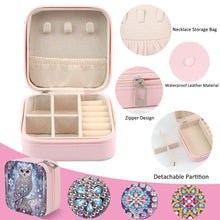 Load image into Gallery viewer, DIY Owl Diamond Painting Kit Rotatable Mirror w Diamond Painting Jewelry Box