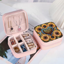 Load image into Gallery viewer, DIY Sun and Moon Diamond Painting Kit Rotatable Mirror w Diamond Art Jewelry Box