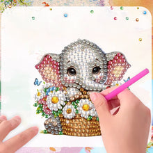 Load image into Gallery viewer, 6Pcs Acrylic 2D Flat Animals Diamond Painting Fridge Magnet for Whiteboard